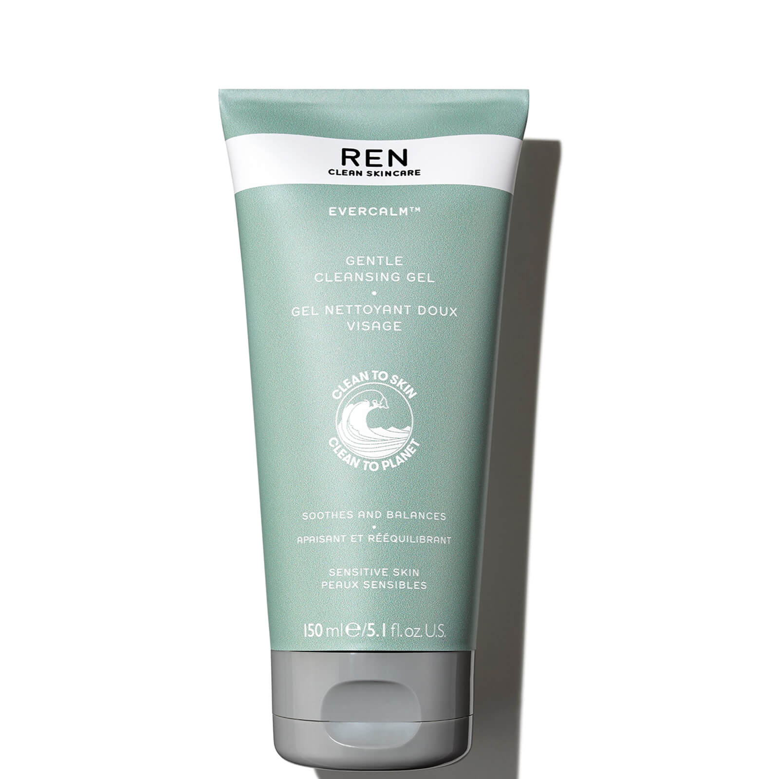 ren clean skincare evercalm gentle cleansing gel 150ml