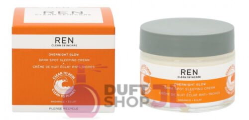 ren clean skincare overnight glow dark spot sleeping cream 50ml
