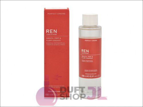 ren clean skincare perfect canvas smooth, prep and plump essence 100ml