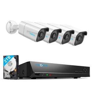 Reolink 4k Überwachungskamera Aussen Set, 8ch Videoüberwachung Mit 4x 8mp Poe Ip
