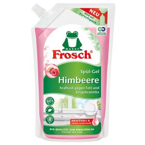 Rex Frosch Himbeere Spülmittel Nachfüllbeutel, Hautfreundlich, Nachhaltiges Handspülmittel Mit Besonders Hohen Fettlöseeigenschaften, 800 Ml - Nachfüllbeutel
