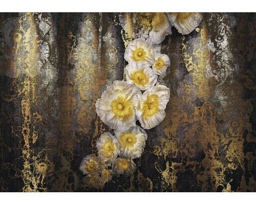 Riesiges Wandbild Foto Tapete 368x254cm Abstrakt Blumen Komposition Blumenmuster