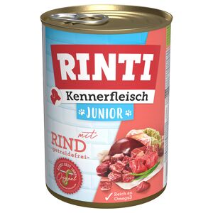 Rinti Dose Kennerfleisch Junior Rind 24 X 400g (6,66€/kg)