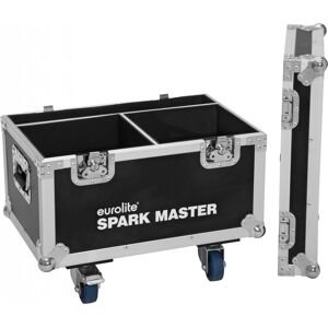 Roadinger Flightcase 2x Spark Master With Wheels Case Für Effekte Transportkoffer