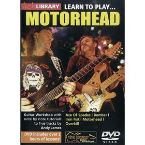 Roadrock International Lick Library: Learn To Play Motorhead Dvd