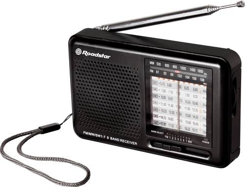 Roadstar-radio, Tra-2989, Tragbar, Am, Fm, Sw 1-7, Kopfhörerausgang