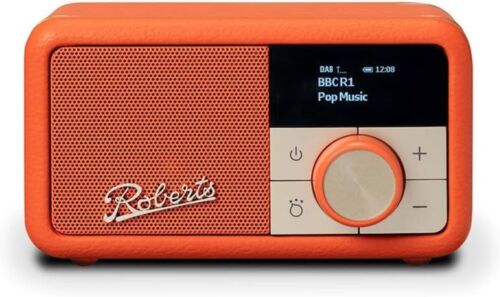 roberts revival petite kofferradio pop orange