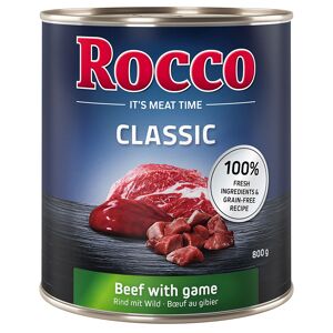 Rocco Classic 24 X 800g - Rocco Nassfutter Im Sparpaket - Mix (rentier, Lachs, Wild, Lamm)