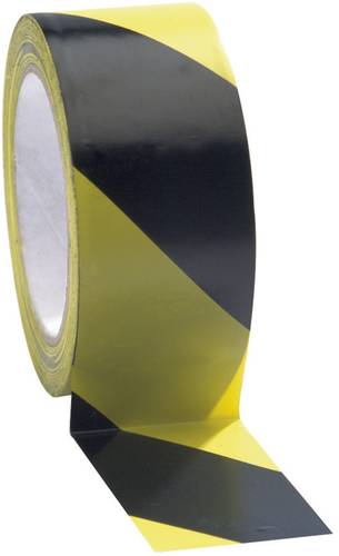 Rocol Selbstklebendes Markierungsband, 12 Stk., 33 M X 50 Mm, Gelb/schwarz