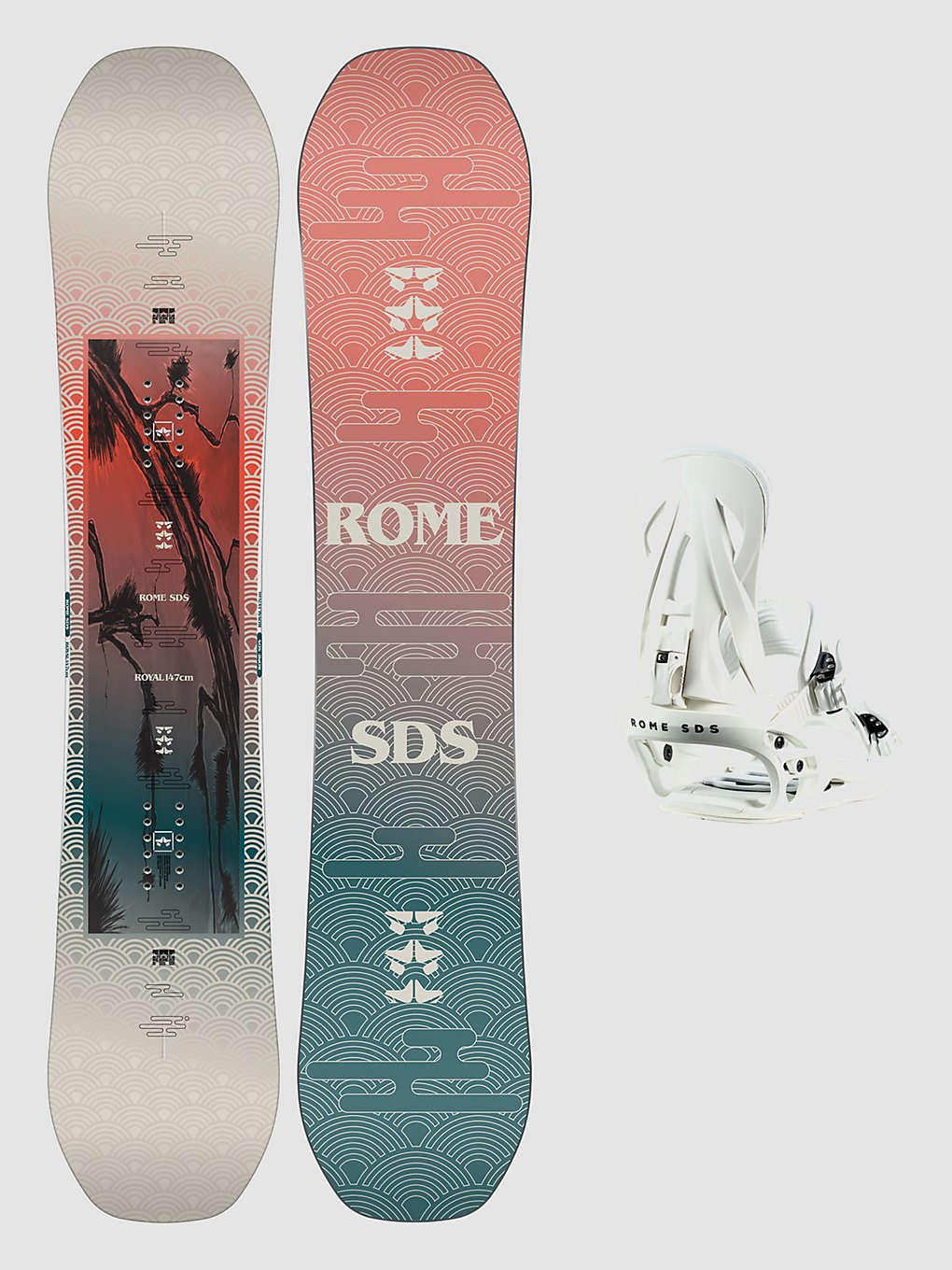 rome royal + shift s 2024 snowboard-set none