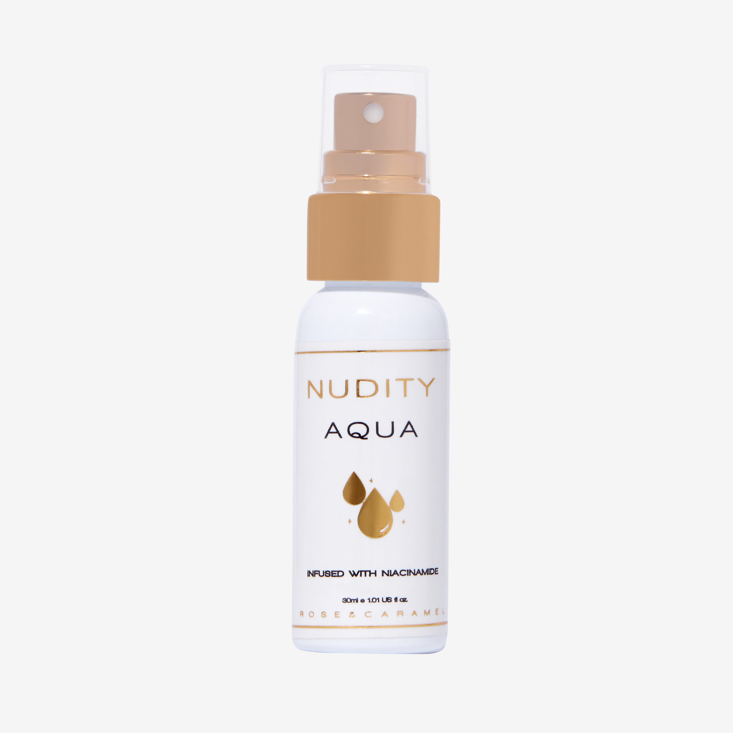 rose & caramel nudity aqua face mist