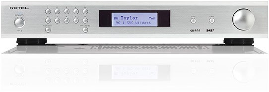 rotel t11 tuner silber