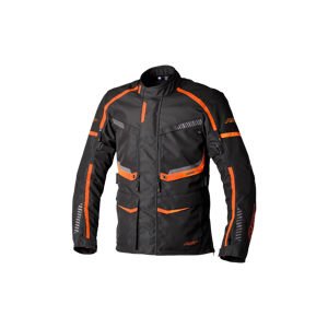 Rst Maverick Evo Motorrad Textiljacke - Schwarz Orange - Xl - Unisex