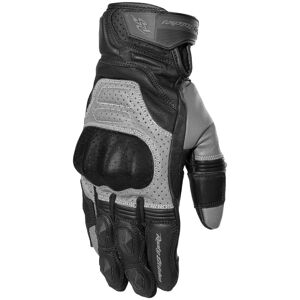 Rusty Stitches Conner Motorrad Handschuhe - Schwarz Grau - S - Unisex