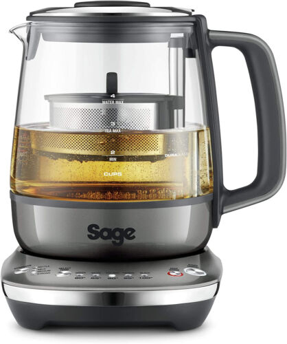 sage the tea maker compact stm700shy4eeu1 tee-/wasserkocher anthrazit