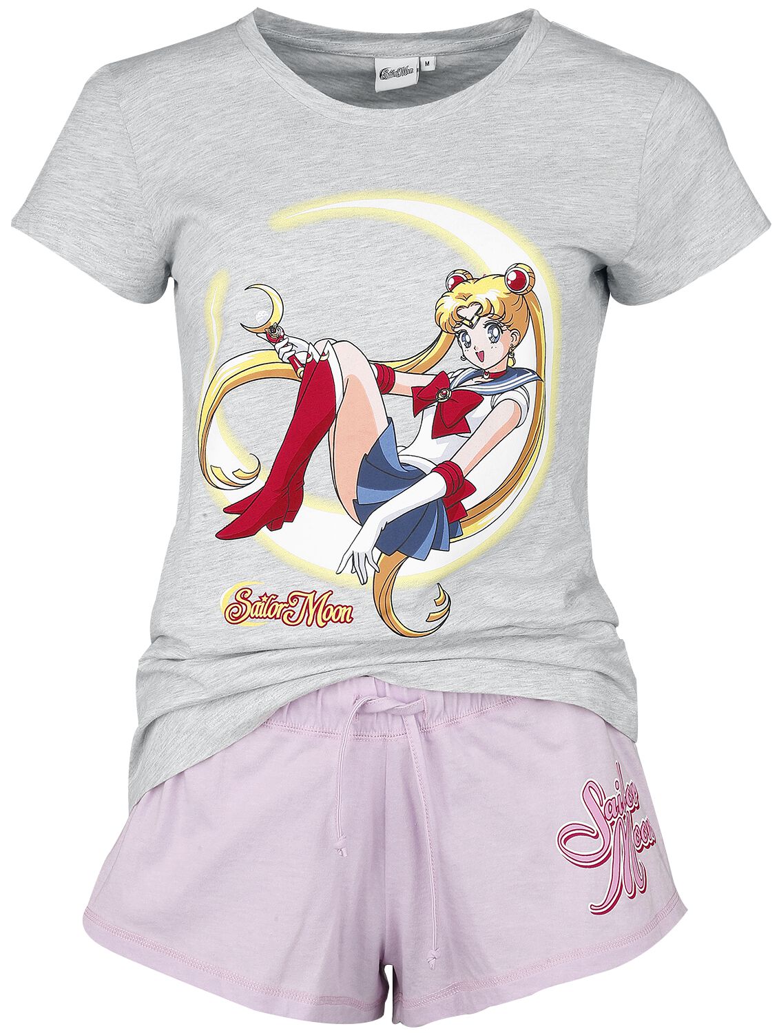sailor moon - anime schlafanzug - s bis xxl - fÃ¼r damen - grÃ¶ÃŸe s - - emp exklusives merchandise! multicolor donna