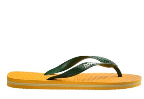 Sandalen Schuhe Herren Havaianas Brasil Flip-flops Zuhause Meer Dusche Pool Gelb