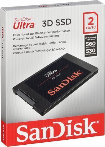 Sandisk Ultra 3d 2 Tb, Solid State Drive (sata, 2,5 Zoll, Sdssdh3-2t00-g25)