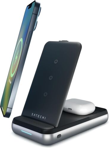 Satechi Duo Wireless Charger Ständer/ladestation/powerbank Für Iphone & Airpods