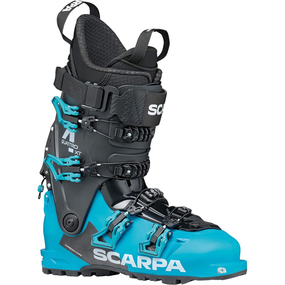 scarpa - 4-quattro xt hybrid freetouring skischuhe herren ocean blue blau uomo