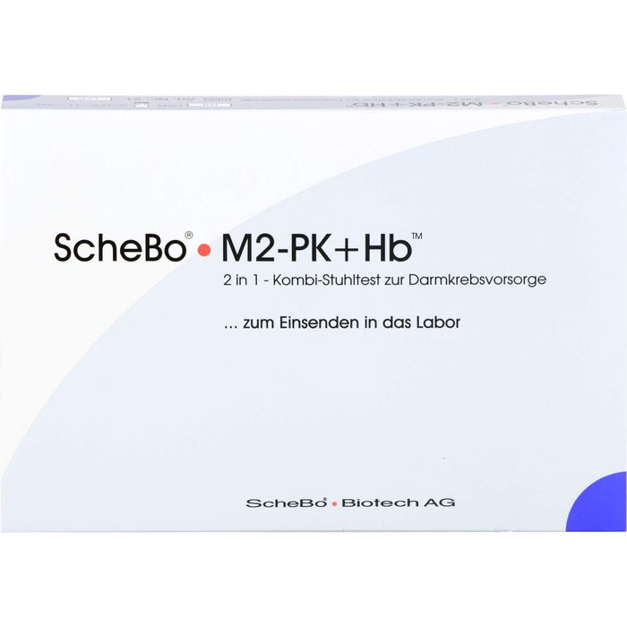 schebo biotech ag schebo m2-pk+hb 2in1 kombi-darmkrebsvorsorge test