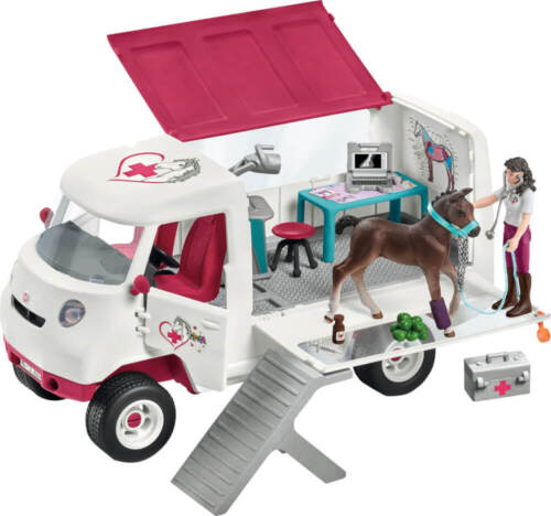 Schleich Horse Club - Mobile Tierarzt Mit Hannoveraner Fohlen - Schleich - One Size - Spielzeugfiguren