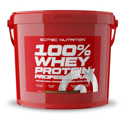 Scitec Nutrition 100% Whey Protein Professional 2x 5000 G + 2x Gratis Shaker
