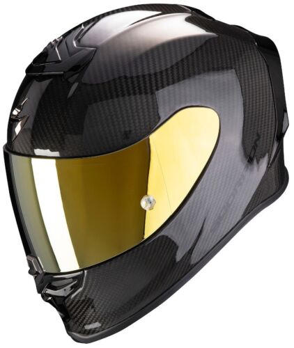 Scorpion Exo R1 Evo Carbon Air Solid Black Gr. M Schwarz Motorradhelm Ece2206