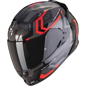 Scorpion Motorrad Helm Exo-491 Spin Gr. Xl Integralhelm Schwarz-rot