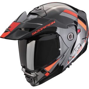 Scorpion Motorrad Helm L - Adx 2 Galane Klapphelm - Silber-schwarz-rot