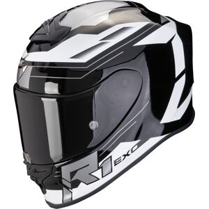 Scorpion Motorrad Helm Xl - Exo-r1 Evo Air Blaze Schwarz-weiß