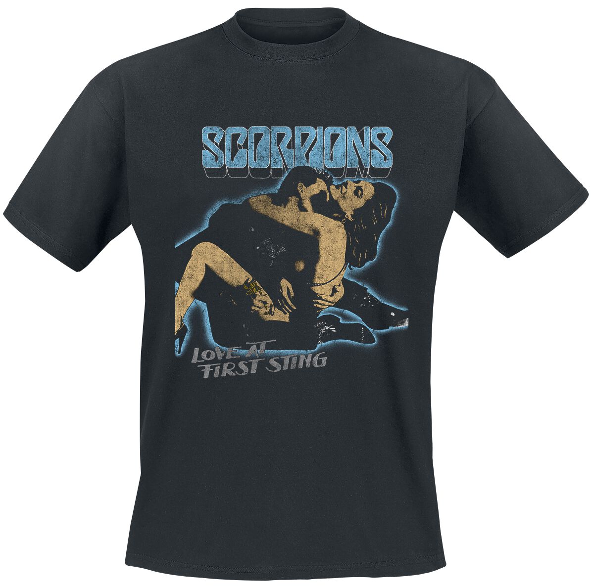 scorpions t-shirt - first sting - s bis 3xl - fÃ¼r mÃ¤nner - grÃ¶ÃŸe 3xl - - lizenziertes merchandise! schwarz