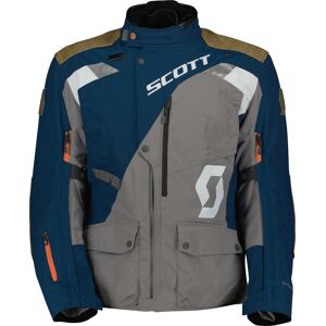 Scott Dualraid Dryo Motorrad Jacke Blau/grau 2023