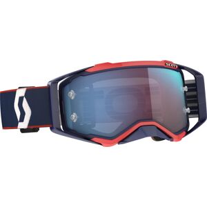 Scott Goggle Prospect Retro Blau / Rot / Blue Chrome Works Motocrossbrille