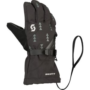 Scott Ultimate Premium Kinder Snowmobil Handschuhe - Schwarz Grau - M - Unisex