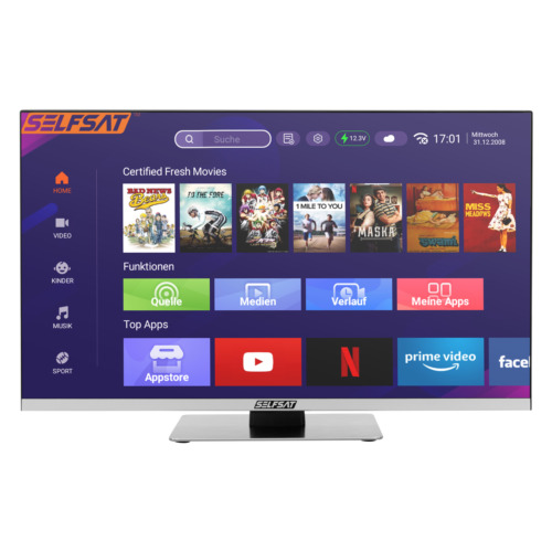 Selfsat Smart Led Tv 1255 (55cm/22