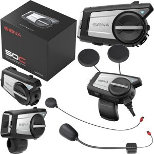 Sena 50c Hd-edition Single Pack Motorrad Kommunikationssystem Mit Kamera 4k 