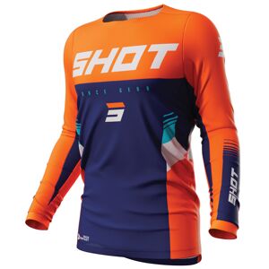 Shot Contact Tracer Motocross Jersey - Blau Orange - 2xl - Unisex