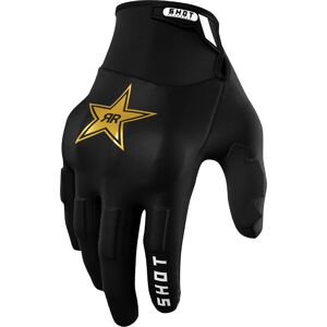 Shot Drift Rockstar Limited Edition Motocross Handschuhe - Schwarz Gold - 4xl - Unisex