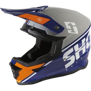 Shot Furious Spirit Motocross Helm - Grau Blau - 2xl - Unisex