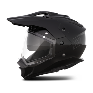 Shot Trek Solid Motocross Helm - Schwarz - M - Unisex