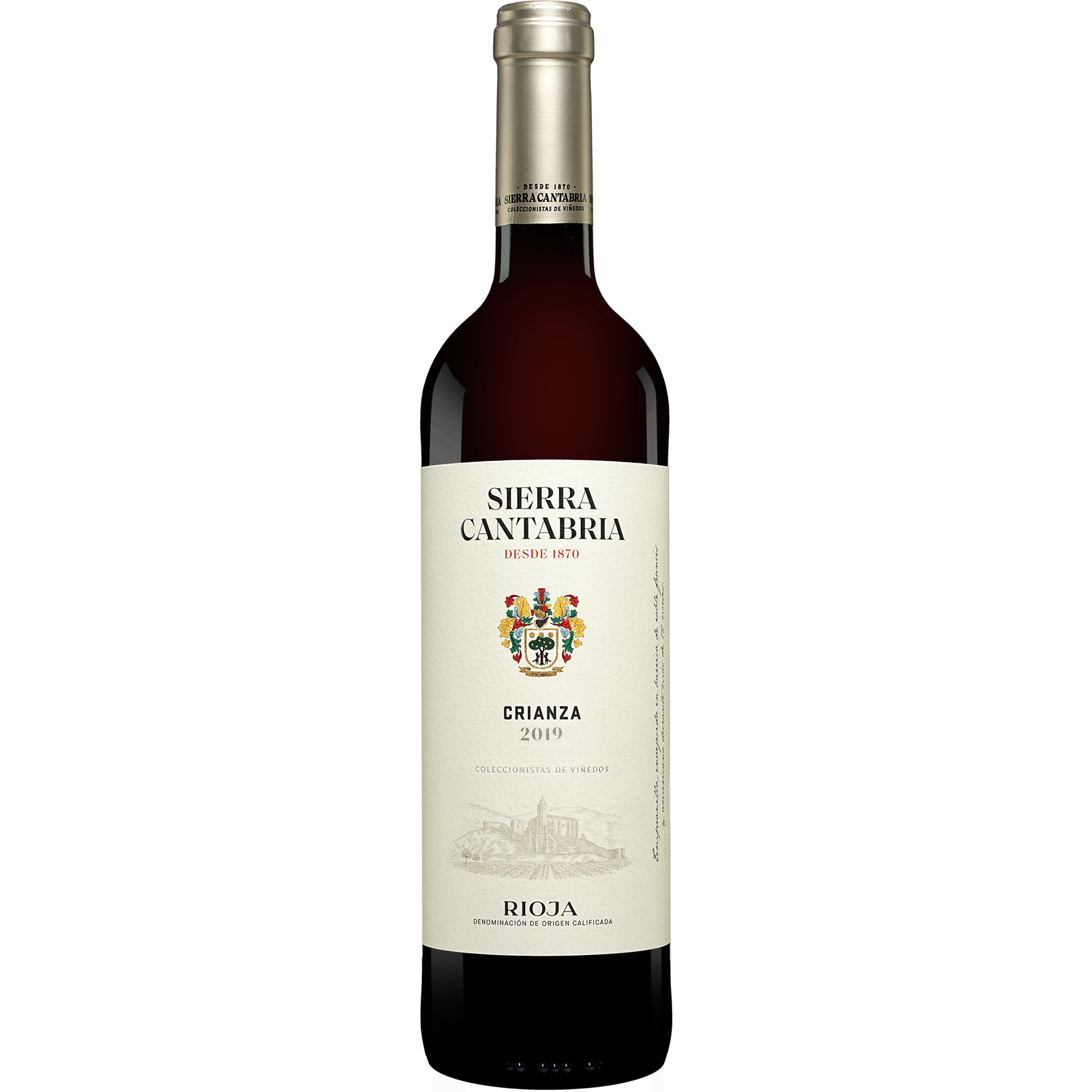 sierra cantabria crianza 2019 0.75l 14.5% vol. rotwein trocken aus spanien