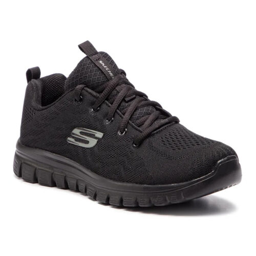 Skechers Schuhe Sneaker 12615 Graceful-get Connect Black (schwarz) Neu