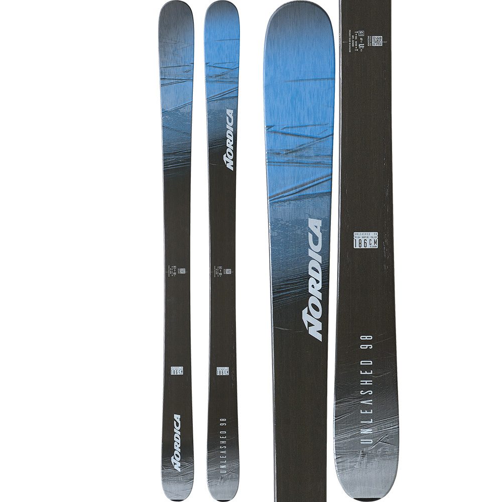 Skifahren Free Ski Freeride Powder Nordica Unleashed 98 Solo Only 2024
