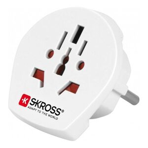 Skross 877652 1500211-e Power Plug Adapter Type F Universal White ~e~