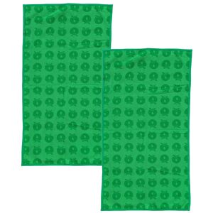Småfolk Handtuch - 2er-pack - 50x100 - Apple Green - Småfolk - One Size - Handtücher