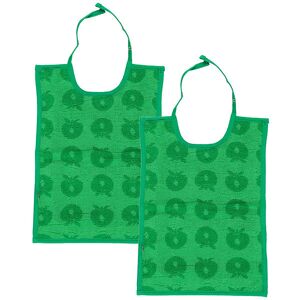 Småfolk Lätzchen - 2er-pack - Apple Green - Småfolk - One Size - Lätzchen