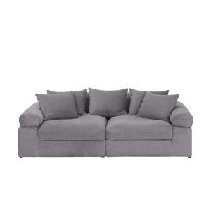 Smart Big Sofa Lionore ¦ Grau ¦ Maße (cm): B: 242 H: 86 T: 121