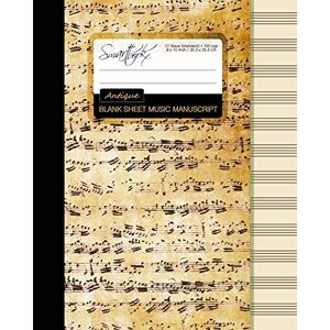 Smart Bookx - Gebraucht Blank Sheet Music: Music Manuscript Paper / Staff Paper / Musicians Notebook [ Book Bound (perfect Binding) * 12 Stave * 100 Pages * Large * Antique ] (composition Books - Music Manuscript Paper) - Preis Vom 12.05.2024 04:50:34 H