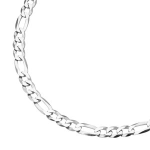 Smart Jewel Kette Figarokette 3/1 Diamantiert, Massiv, Silber 925 Neu & Ovp